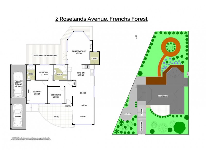 2 Roselands Ave, Frenchs Forest NSW 2086 Floorplan