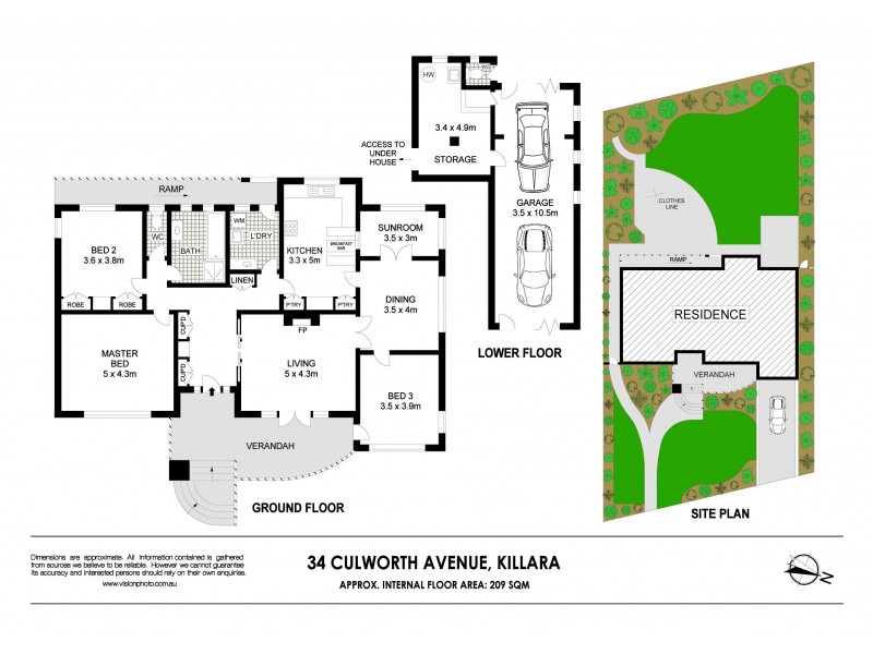 34 Culworth Avenue, Killara NSW 2071 Floorplan