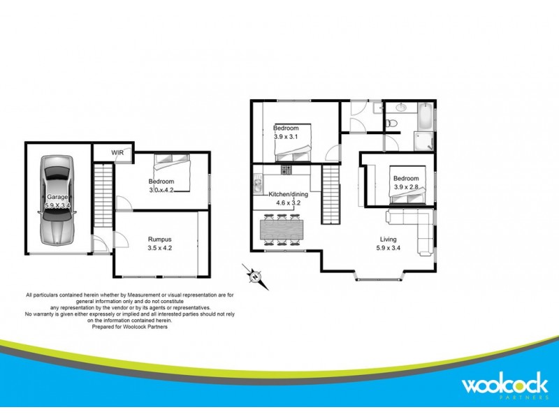 2/44A Laura Street, West Launceston TAS 7250 Floorplan