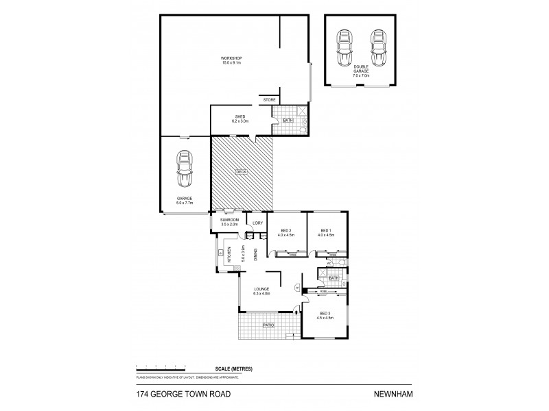 174 George Town Rd, Newnham TAS 7248 Floorplan