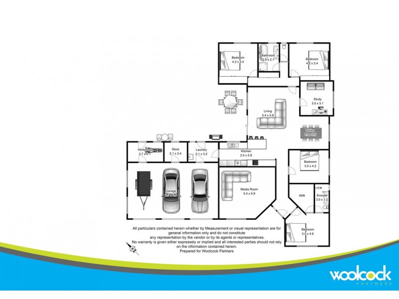 3 Woodford Glade, Newstead TAS 7250 Floorplan