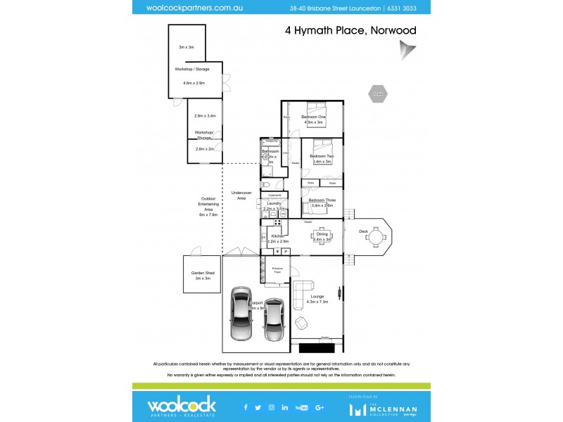4 Hymath Place, Norwood TAS 7250 Floorplan