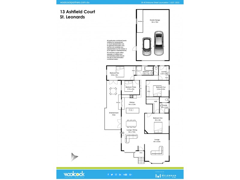 13 Ashfield Court, St Leonards TAS 7250 Floorplan