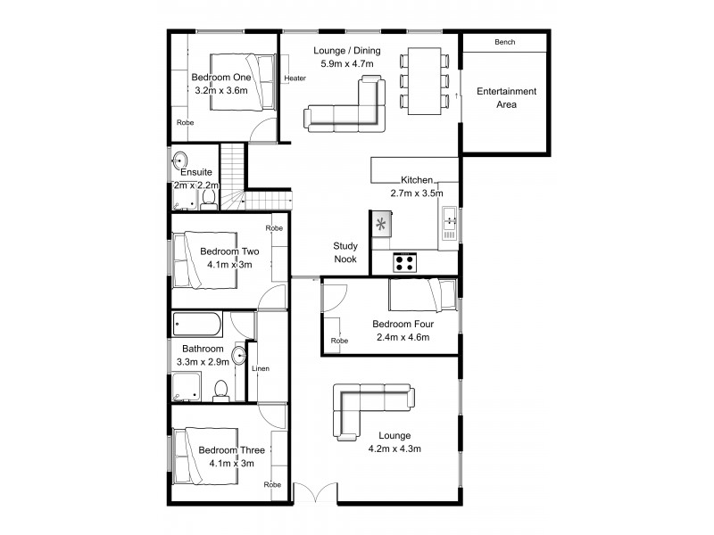 15 Haradli Crt, Newstead TAS 7250 Floorplan