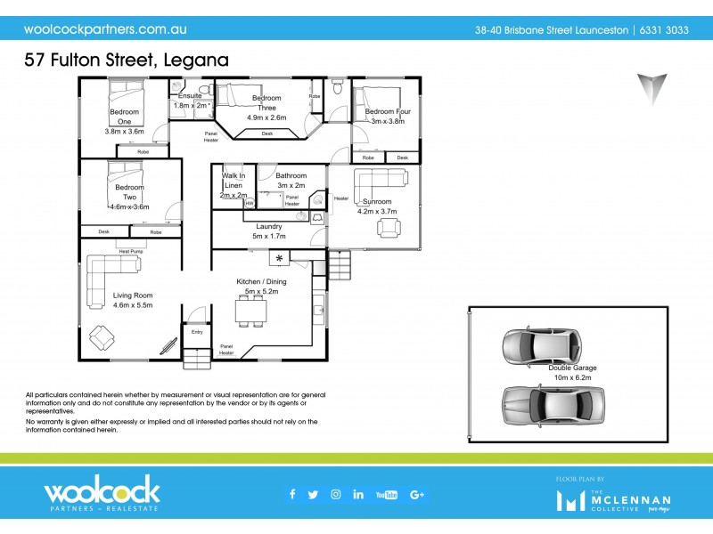 57 Fulton Street, Legana TAS 7277 Floorplan