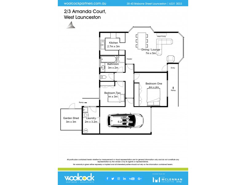 2/3 Amanda Court, West Launceston TAS 7250 Floorplan