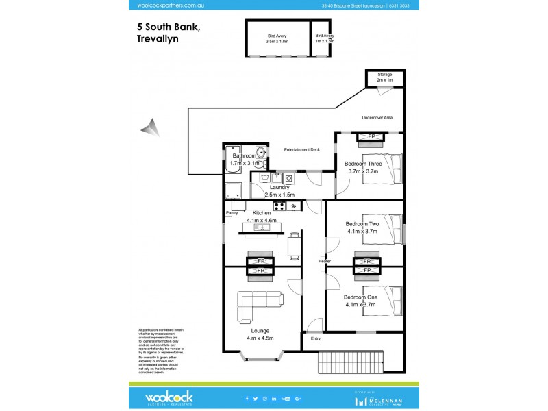 5 South Bank, Trevallyn TAS 7250 Floorplan