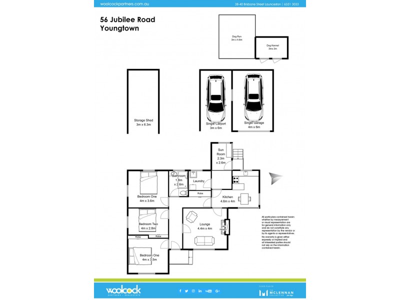 56 Jubilee Road, Youngtown TAS 7249 Floorplan