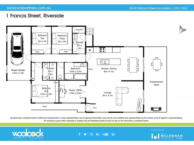 1 Francis St, Riverside TAS 7250 Floorplan