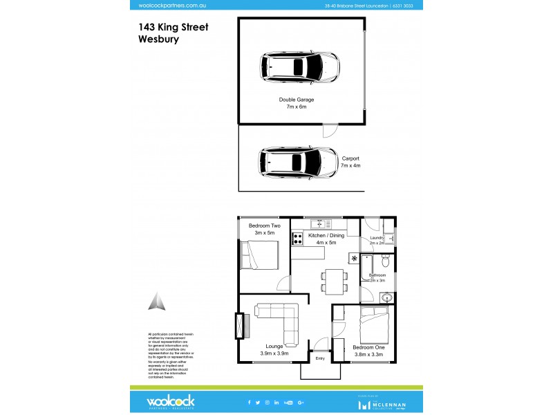 143 King Street, Westbury TAS 7303 Floorplan