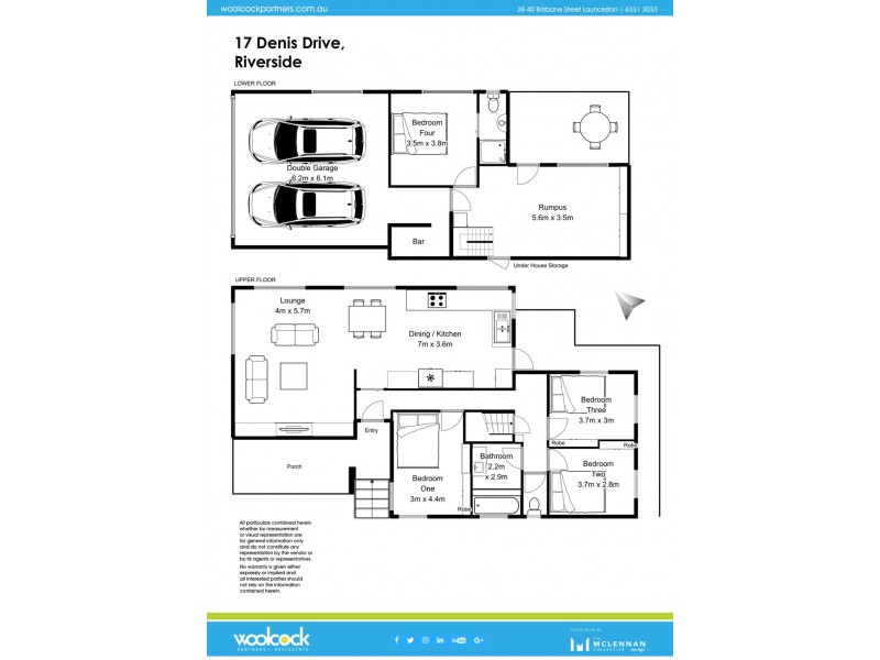 17 Denis Drive, Riverside TAS 7250 Floorplan