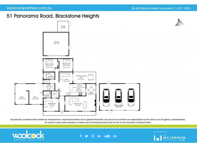 51 Panorama Road, Blackstone Heights TAS 7250 Floorplan