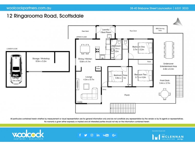 12 Ringarooma Road, Scottsdale TAS 7260 Floorplan