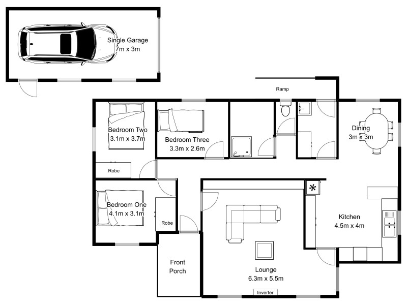 90 Viewbank Road, Newnham TAS 7248 Floorplan
