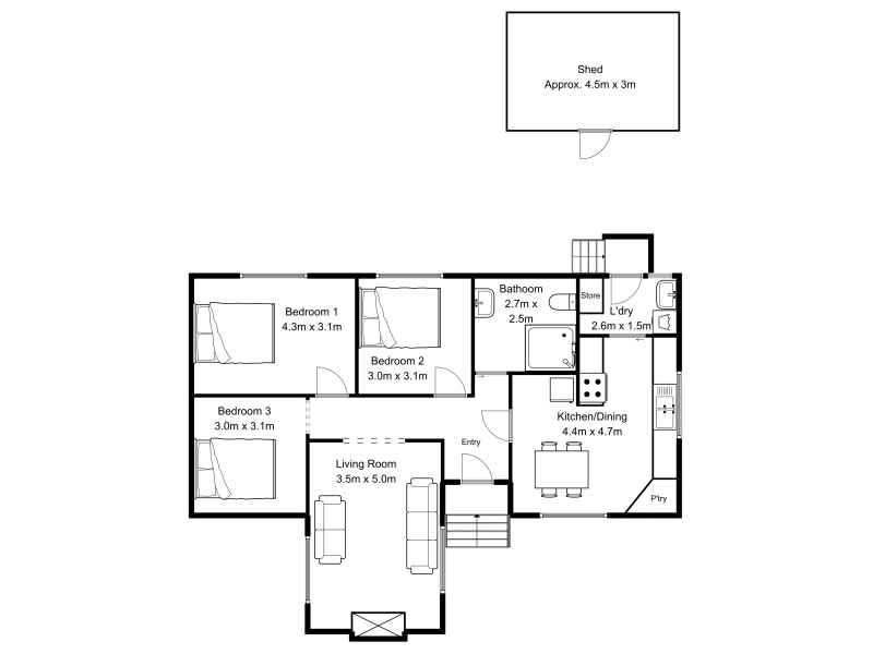 27 Waterloo Street, Ravenswood TAS 7250 Floorplan