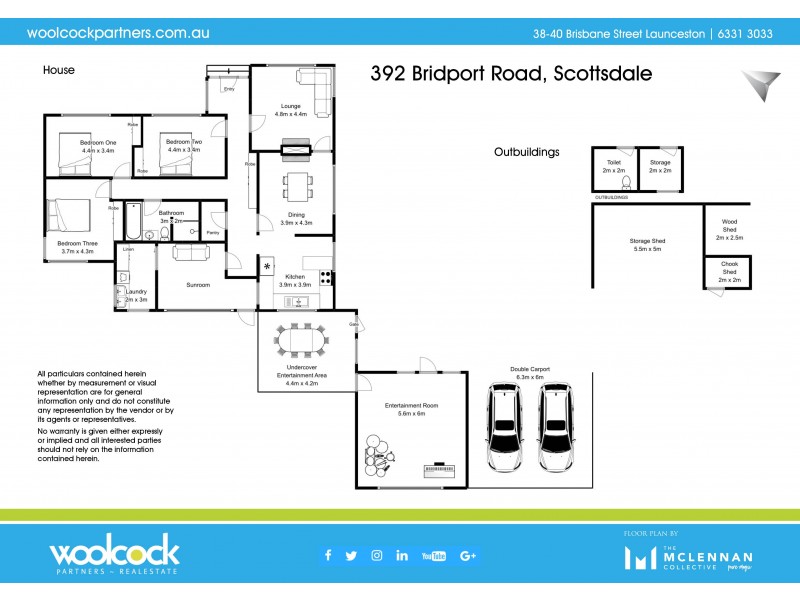 392 Bridport Road, Jetsonville TAS 7260 Floorplan