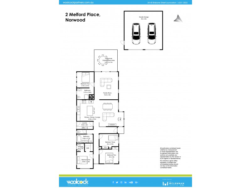 2 Melford Place, Norwood TAS 7250 Floorplan