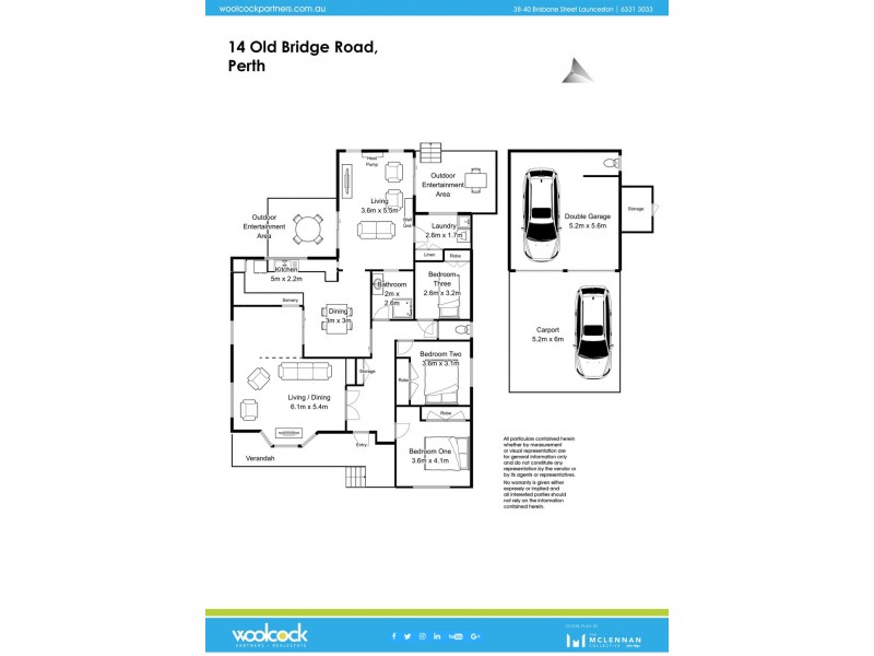 14 Old Bridge Road, Perth TAS 7300 Floorplan