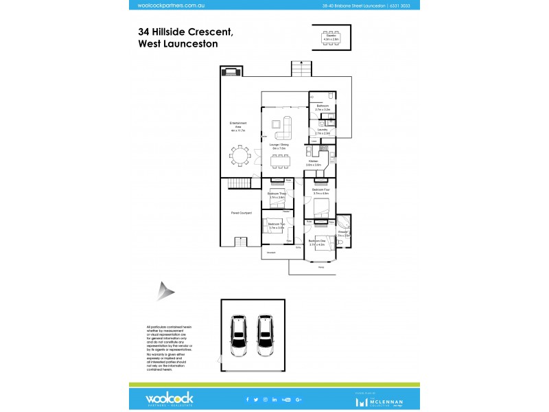 34 Hillside Crescent, West Launceston TAS 7250 Floorplan
