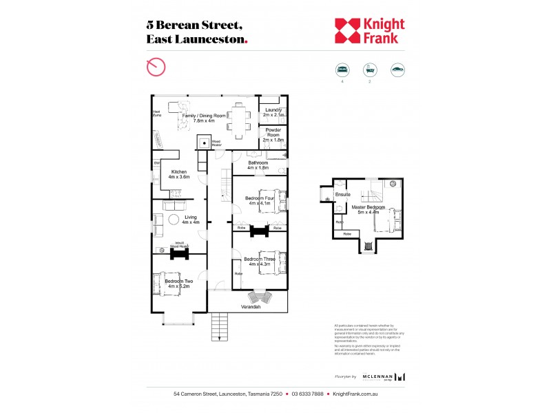 5 Berean Street, East Launceston TAS 7250 Floorplan