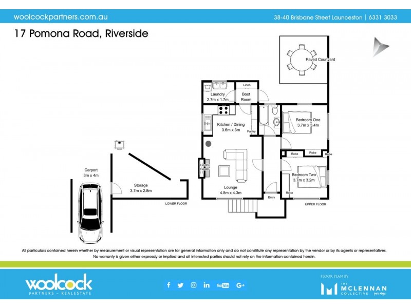 17 Pomona Road, Riverside TAS 7250 Floorplan