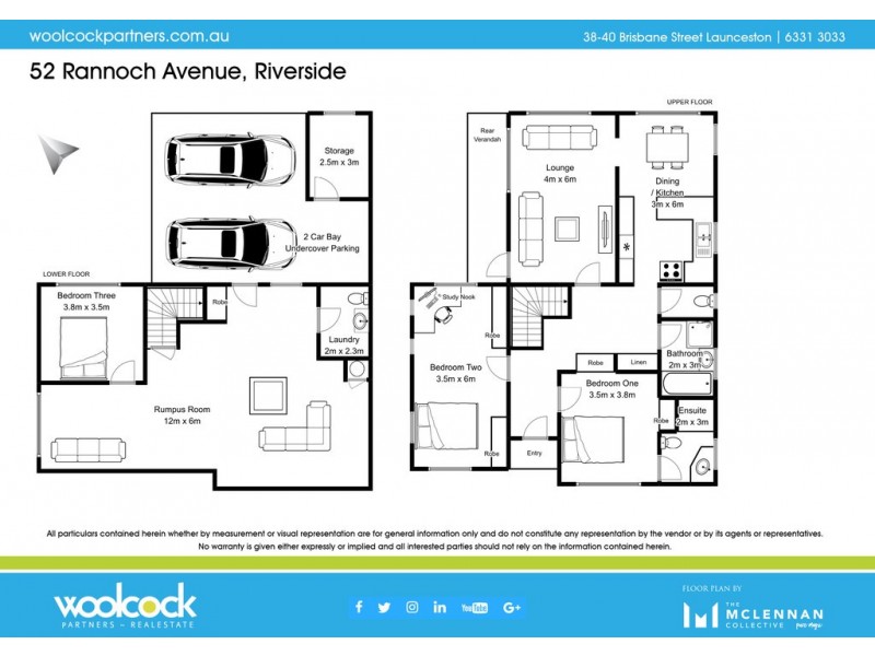 52 Rannoch Avenue, Riverside TAS 7250 Floorplan