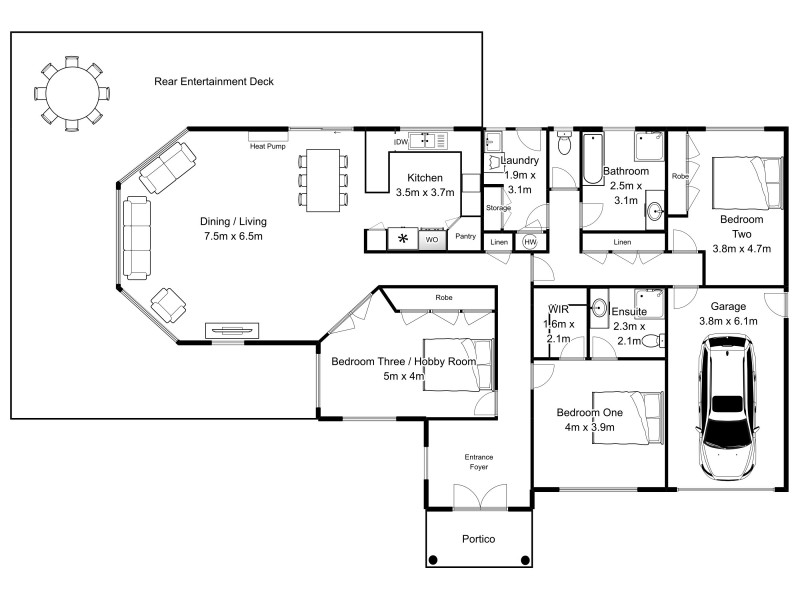 6 St James Close, Newstead TAS 7250 Floorplan