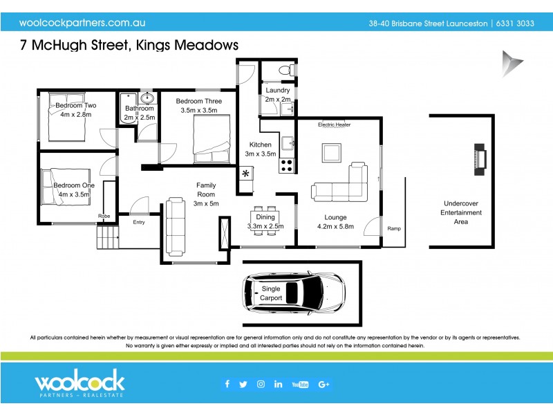 7 McHugh Street, Kings Meadows TAS 7249 Floorplan
