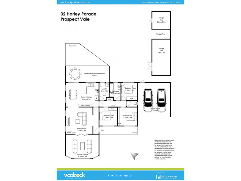 32 Harley Parade, Prospect Vale TAS 7250 Floorplan