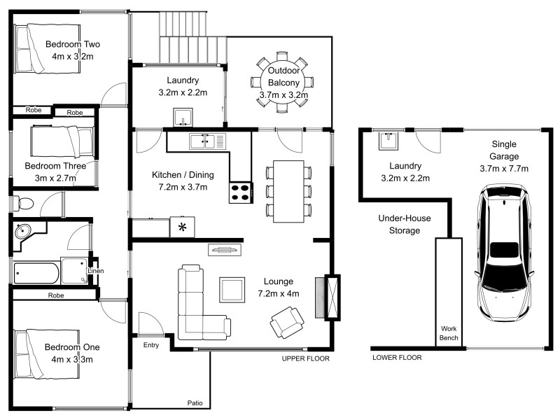 48 Waroona Street, Youngtown TAS 7249 Floorplan