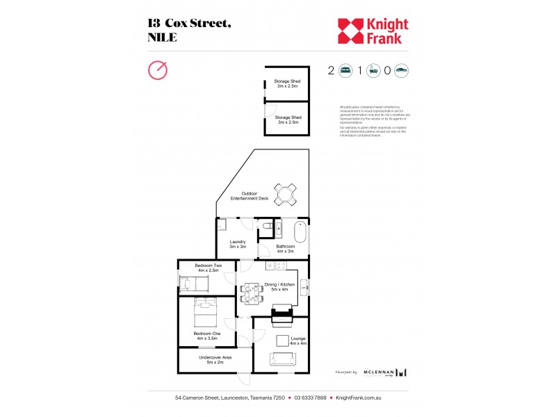 13 Cox Street, Nile TAS 7212 Floorplan