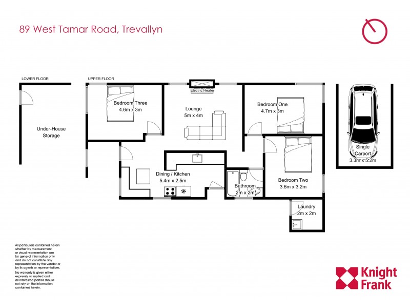 89 West Tamar Road, Trevallyn TAS 7250 Floorplan