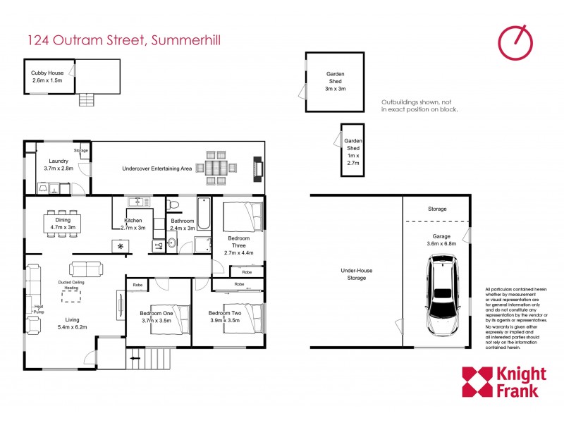 124 Outram St, Summerhill TAS 7250 Floorplan