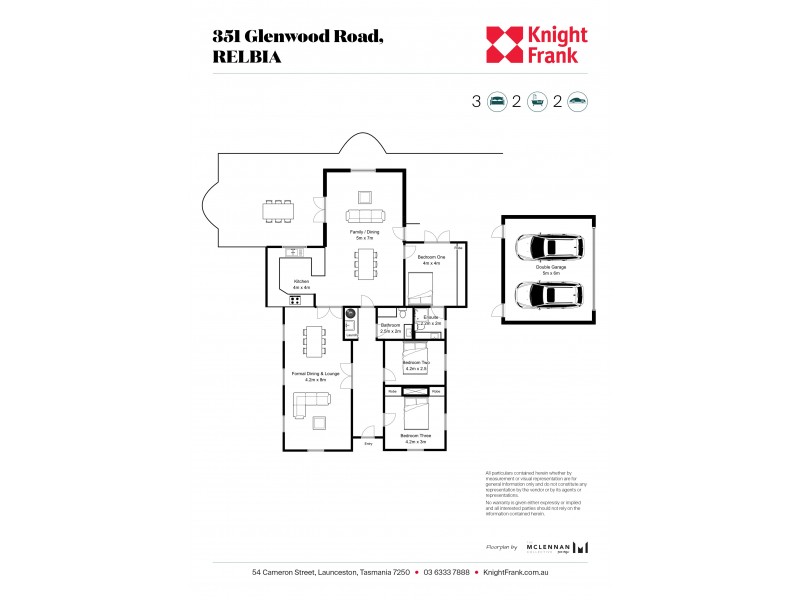 351 Glenwood Road, Relbia TAS 7258 Floorplan