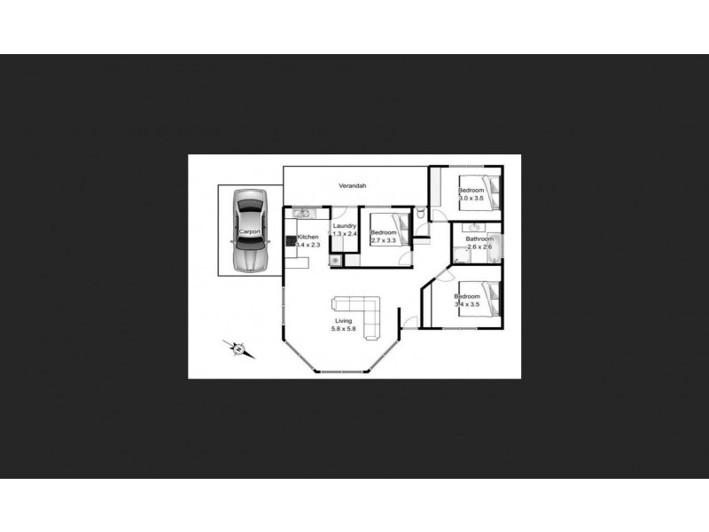 15 Luke Crt, Summerhill TAS 7250 Floorplan