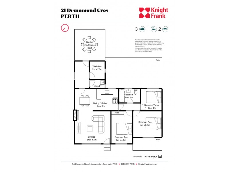 21 Drummond Crescent, Perth TAS 7300 Floorplan