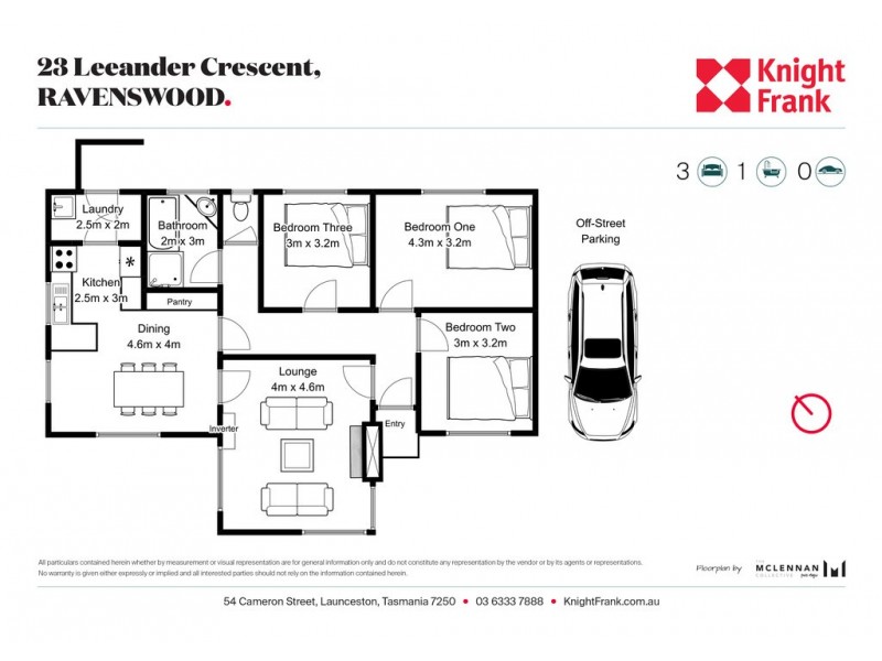 23 Leeander Crescent, Ravenswood TAS 7250 Floorplan