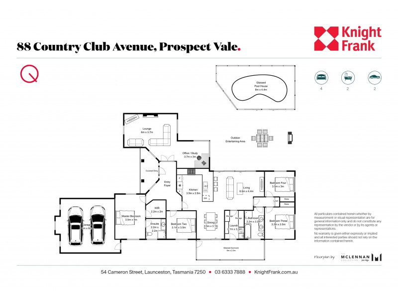88 Country Club Avenue, Prospect Vale TAS 7250 Floorplan
