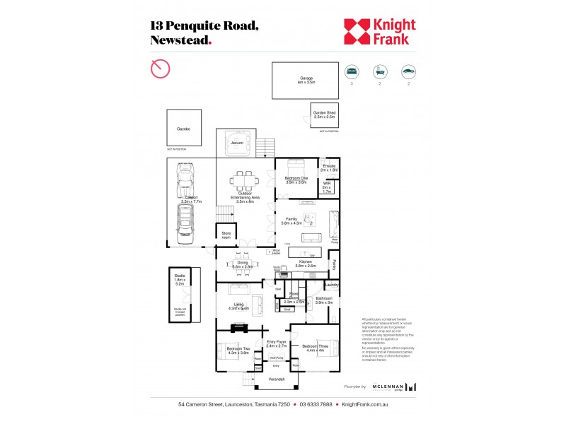 13 Penquite Road, Newstead TAS 7250 Floorplan