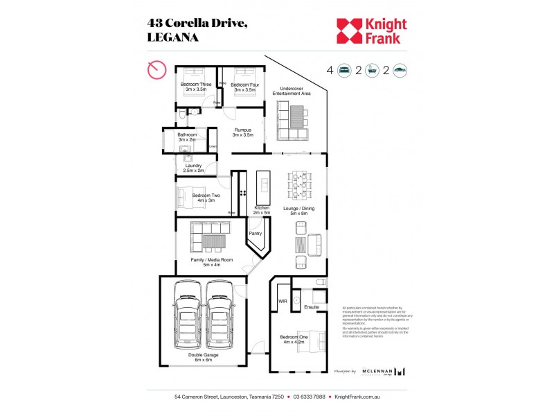 43 Corella Drive, Legana TAS 7277 Floorplan