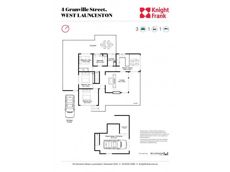4 Granville Street, West Launceston TAS 7250 Floorplan