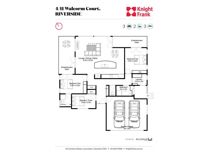 4/11 Walcorm Court, Riverside TAS 7250 Floorplan