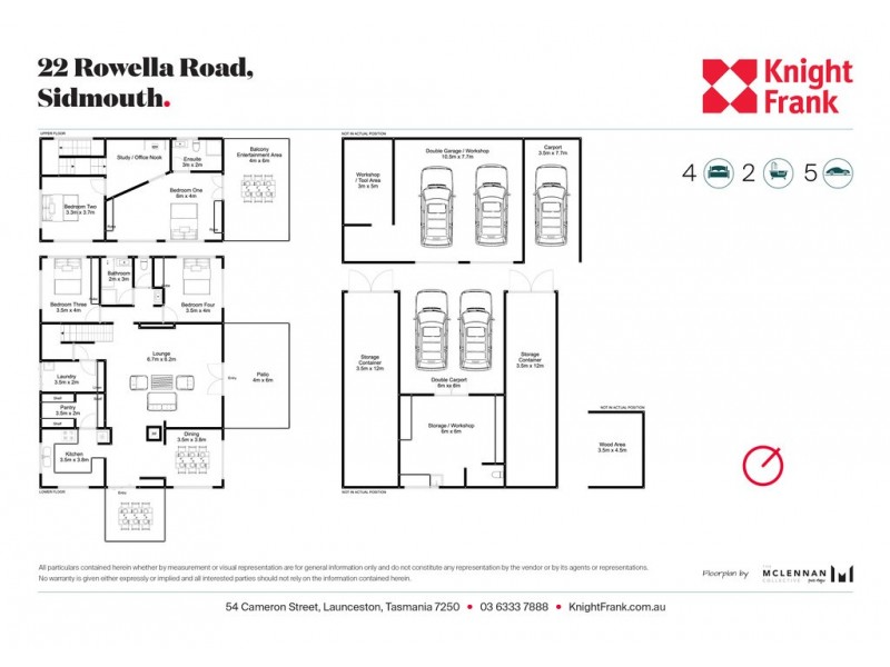 22 Rowella Road, Sidmouth TAS 7270 Floorplan