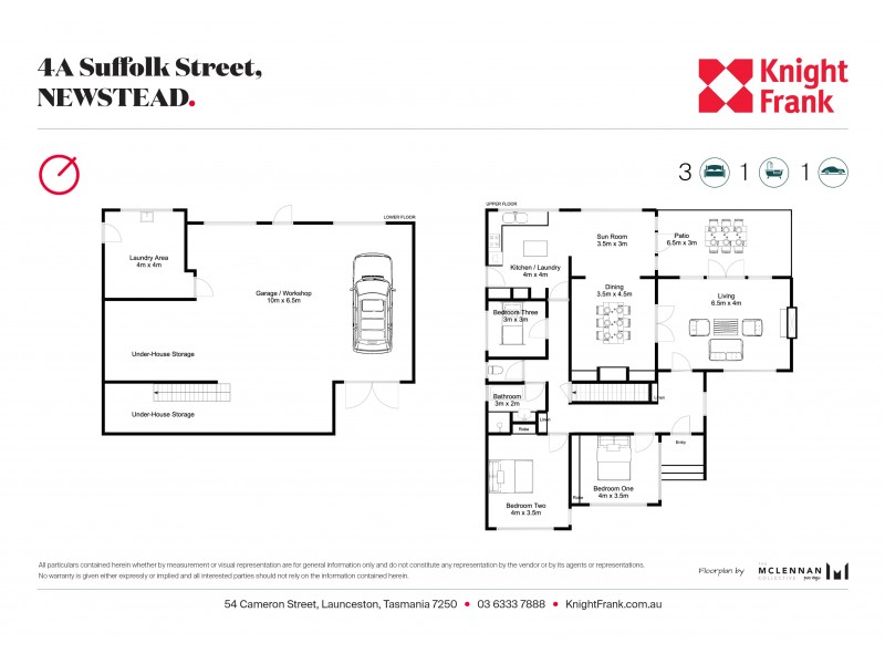 4a Suffolk St, Newstead TAS 7250 Floorplan