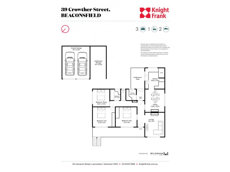39 Crowther St, Beaconsfield TAS 7270 Floorplan