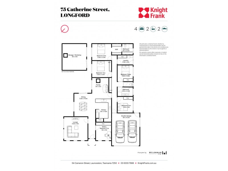 75 Catherine Street, Longford TAS 7301 Floorplan
