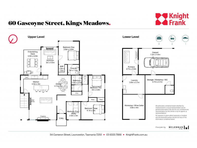 60 Gascoyne Street, Kings Meadows TAS 7249 Floorplan