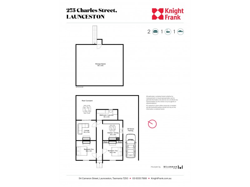 275 Charles Street, Launceston TAS 7250 Floorplan