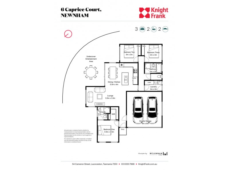 6 Caprice Court, Newnham TAS 7248 Floorplan