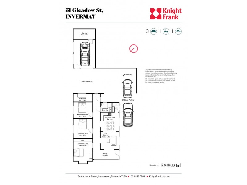 51 Gleadow Street, Invermay TAS 7248 Floorplan